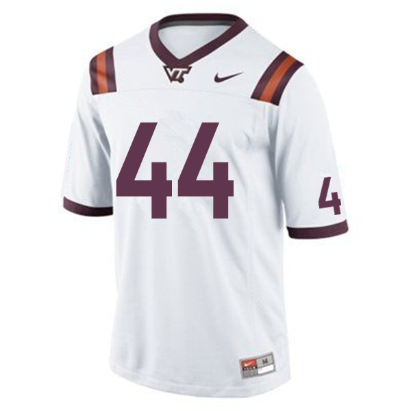 Men #44 J'Wan Evans Virginia Tech Hokies College Football Jerseys Sale-White